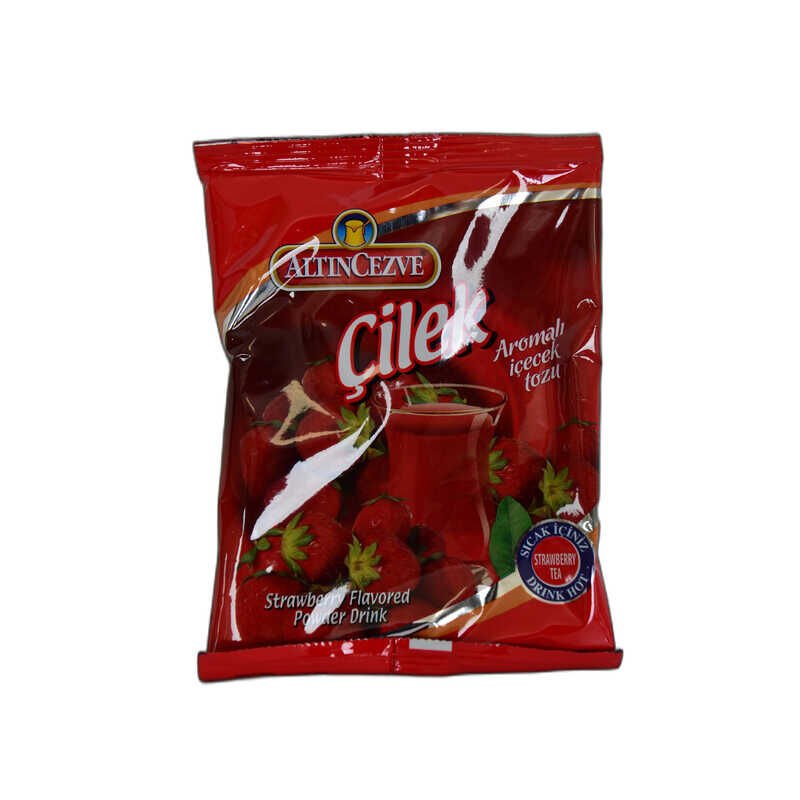 Çilek Aromalı İçecek Tozu Strawberry Flavored Powder Drink 250 Gr