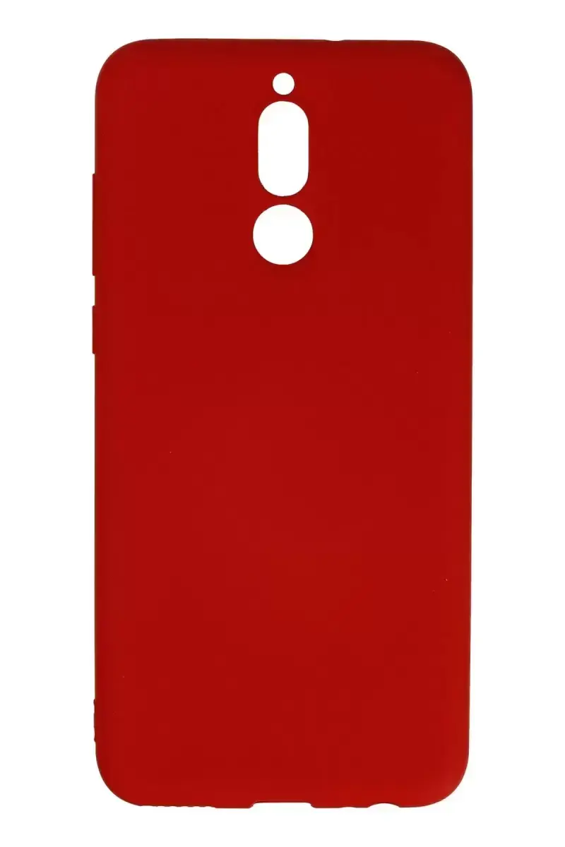Newface Huawei Mate 10 Lite Kılıf Nano İçi Kadife Silikon - Kırmızı