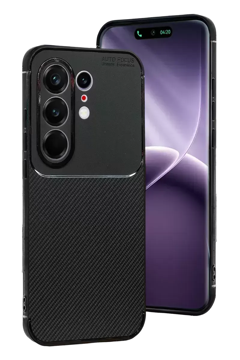 Newface Tecno Camon 50 Pro 5g Auto Focus Karbon Kapak - Siyah