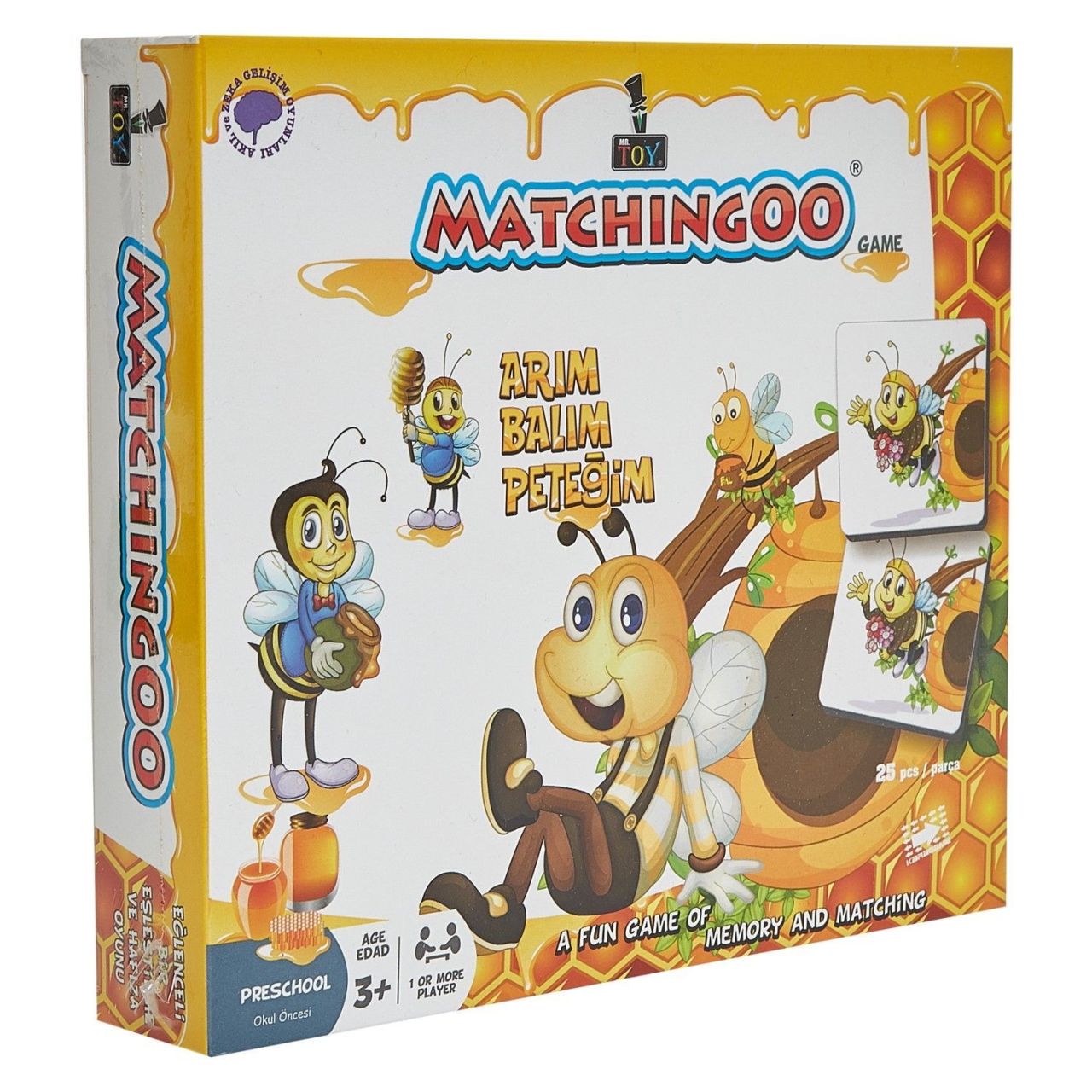 Mr. Toys Matchingoo Hafıza Ve Eşleştirme Oyunu Arım Balım Peteğim