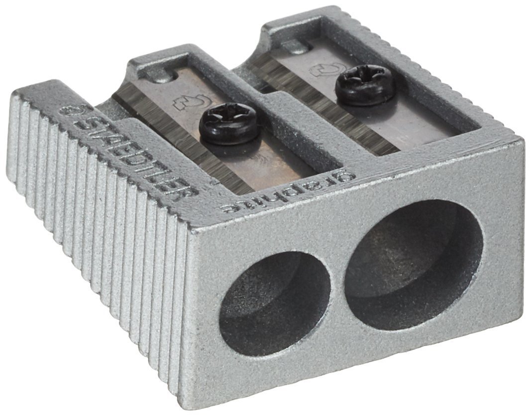 Graphite Çift Bölmeli Metal Kalemtraş