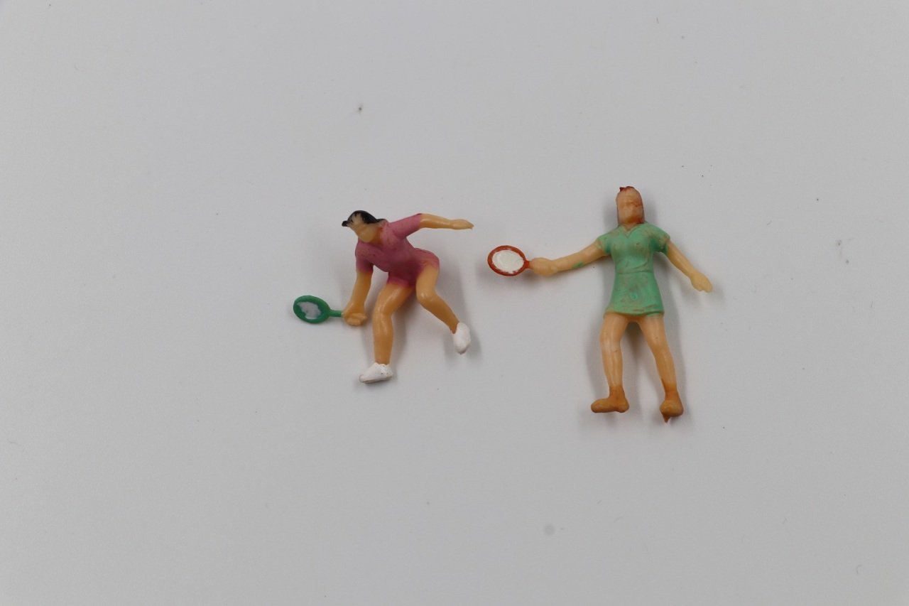 Maket Boyalı İnsan Tenisci Figürü - 1/50