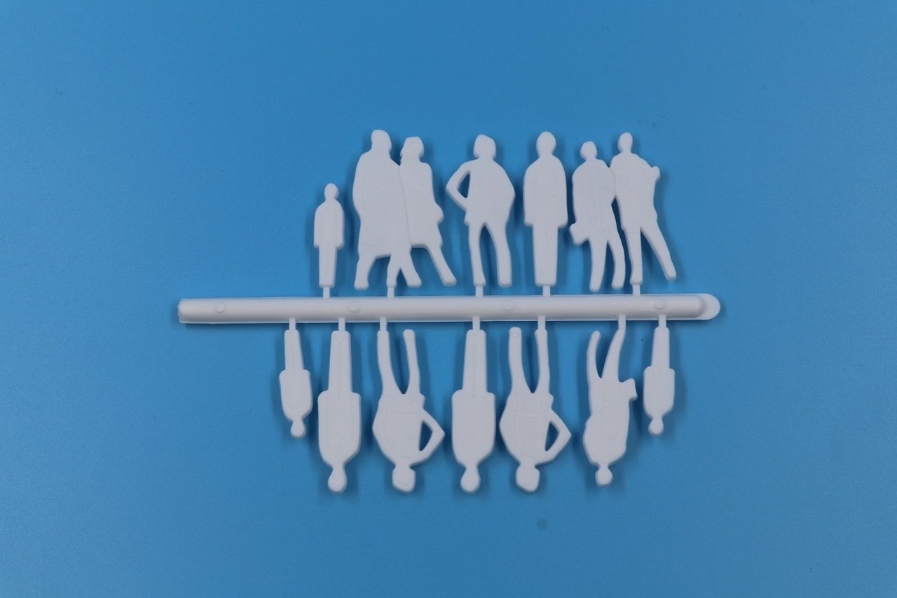 Maket İnsan Figürleri 12'li - 1/50 - N:02-5001