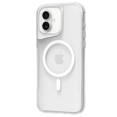 İphone 16 Plus Kılıf Pc Poso Magsafe Kapak - Şeffaf