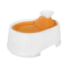 Cado Pet Kedi Köpek Su Pınarı Şelale 23*30*11 cm 220 VOLT  Turuncu