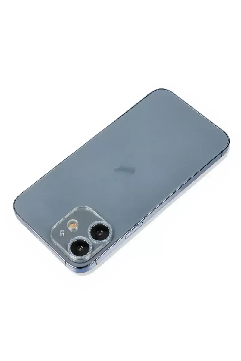 Newface İphone 12 Shine Kamera Lens Koruma Cam - Sierra Blue