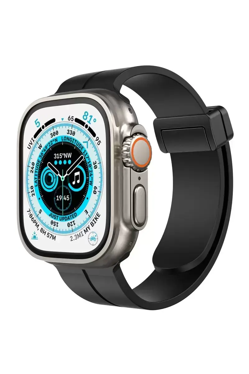 Newface Apple Watch 38mm Kr412 Elegance Stylısh Kordon - Siyah
