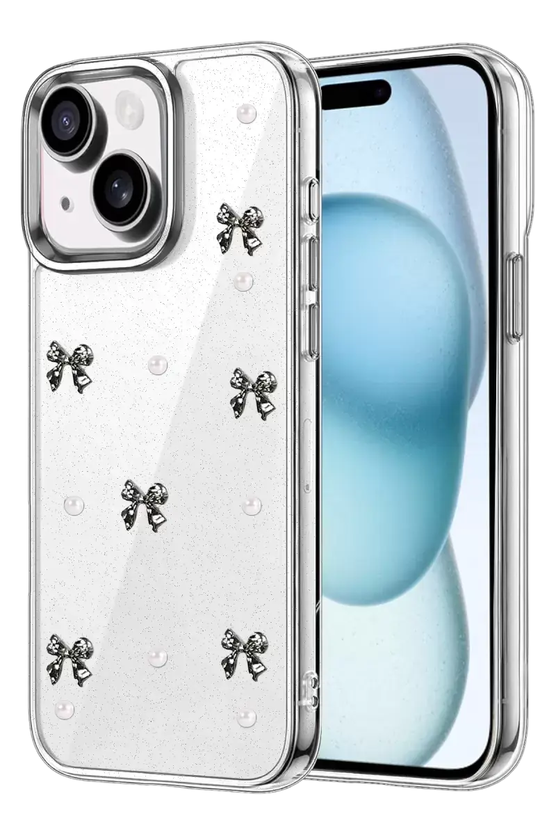 Newface Apple İphone 14 Fiyonk Desenli Kapak - Desen 8
