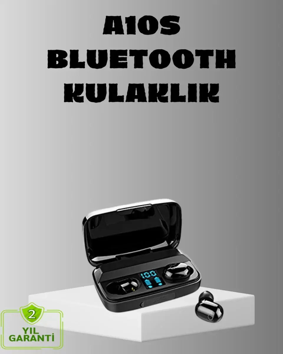 Tws A10s Bluetooth 5.0 Kulaklık – Yüksek Ses Kalitesi, Ergonomik, Uzun Pil Ömürlü