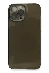 Newface İphone 13 Pro Max Kılıf Fly Lens Silikon - Siyah