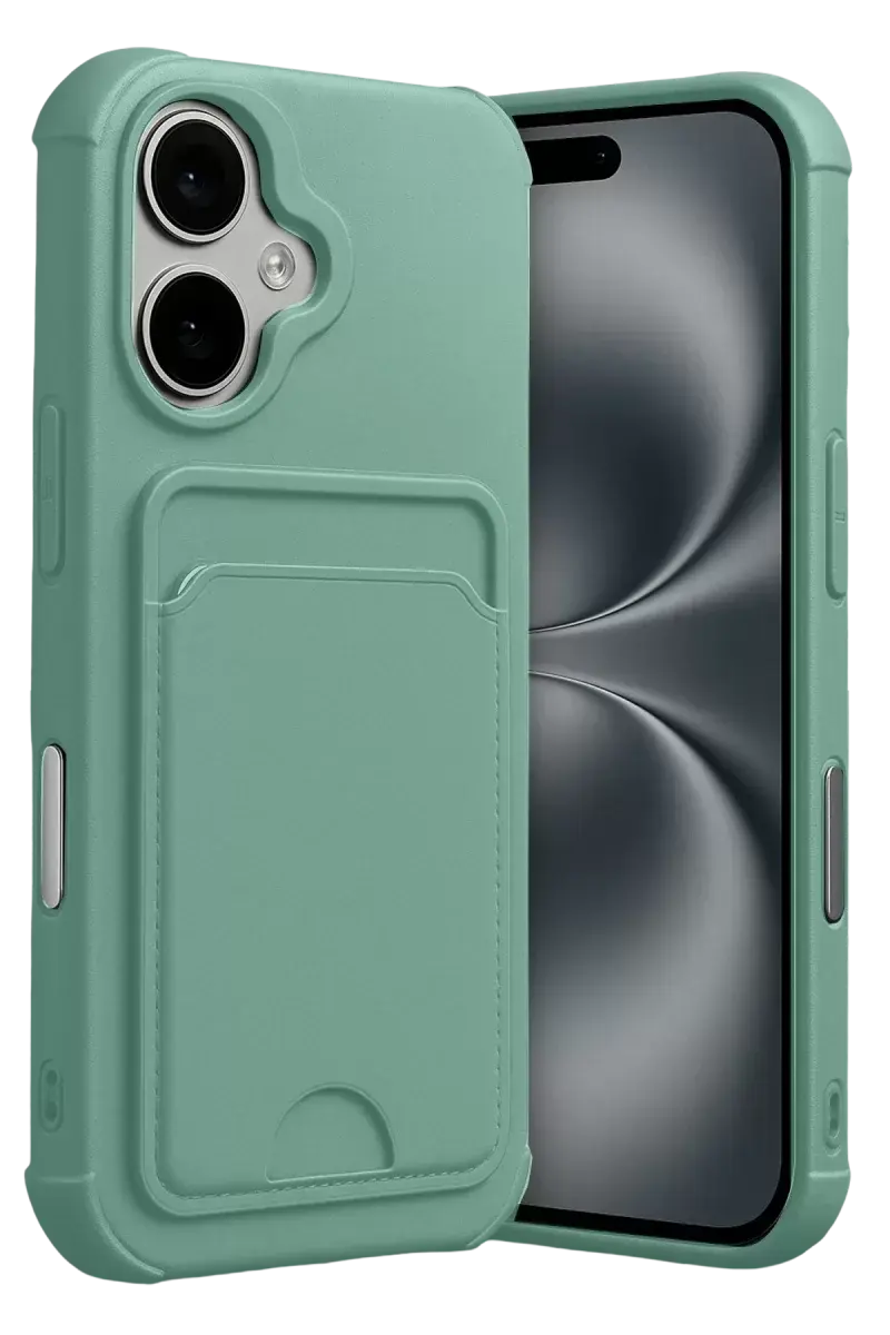 Newface Apple İphone 17 Kelvin Kartvizitli Silikon - Açık Yeşil