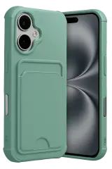 Newface Apple İphone 17 Kelvin Kartvizitli Silikon - Açık Yeşil