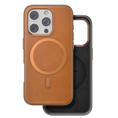 Venco İphone 16 Pro Puskas Magsafe Kapak - Açık Kahve
