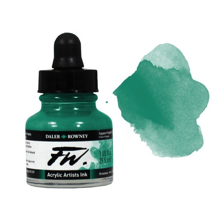 FW Ink Likit Akrilik 29.5ml - Dark Green 2761