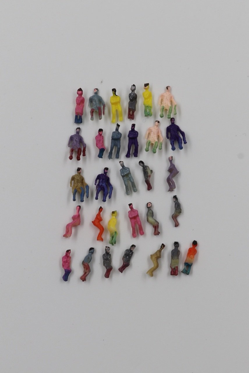 Maket Oturan İnsan Figürü 25'li - 1/150