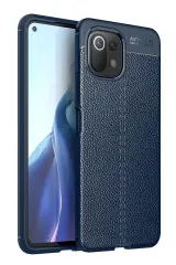 Newface Xiaomi Mi 11 Lite Kılıf Auto Focus Kapak - Lacivert