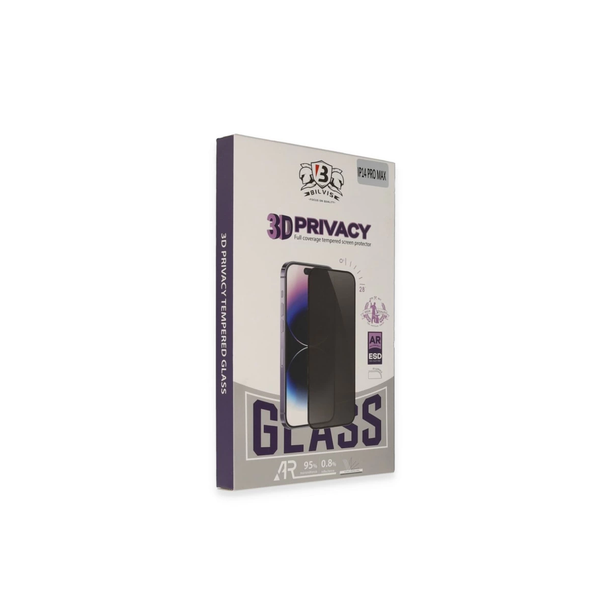 İphone 16 Pro Max Bilvis 3d Hayalet Cam Ekran Koruyucu