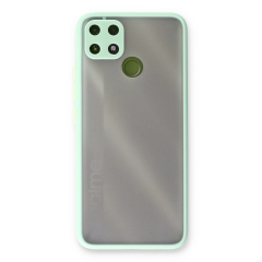 Realme C25 Kılıf Montreal Silikon Kapak - Turkuaz