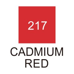 Kurecolor Fine&Brush For Manga Çift Taraflı Kalem N:217 Cadmium Red