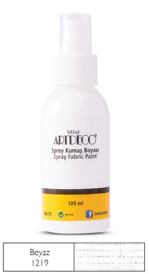 Sprey Kumaş Boyası 100ml N:1219 Beyaz