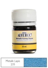 Metalik Kumaş Boyası 25ml Lapis 235