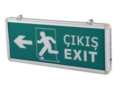 Cata 9170 Ledli Exit Çıkış Armatürü 3 Saat Akülü