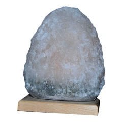 Doğal Kaya Tuzu Lambası Çankırı Kablolu Ampullü Beyaz 2-3 Kg