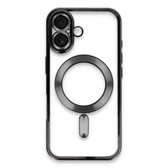 İphone 16 Kılıf Kross Magneticsafe Kapak - Siyah