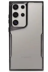 Newface Samsung Galaxy S25 Ultra Kılıf Boyi Silikon Kapak - Siyah