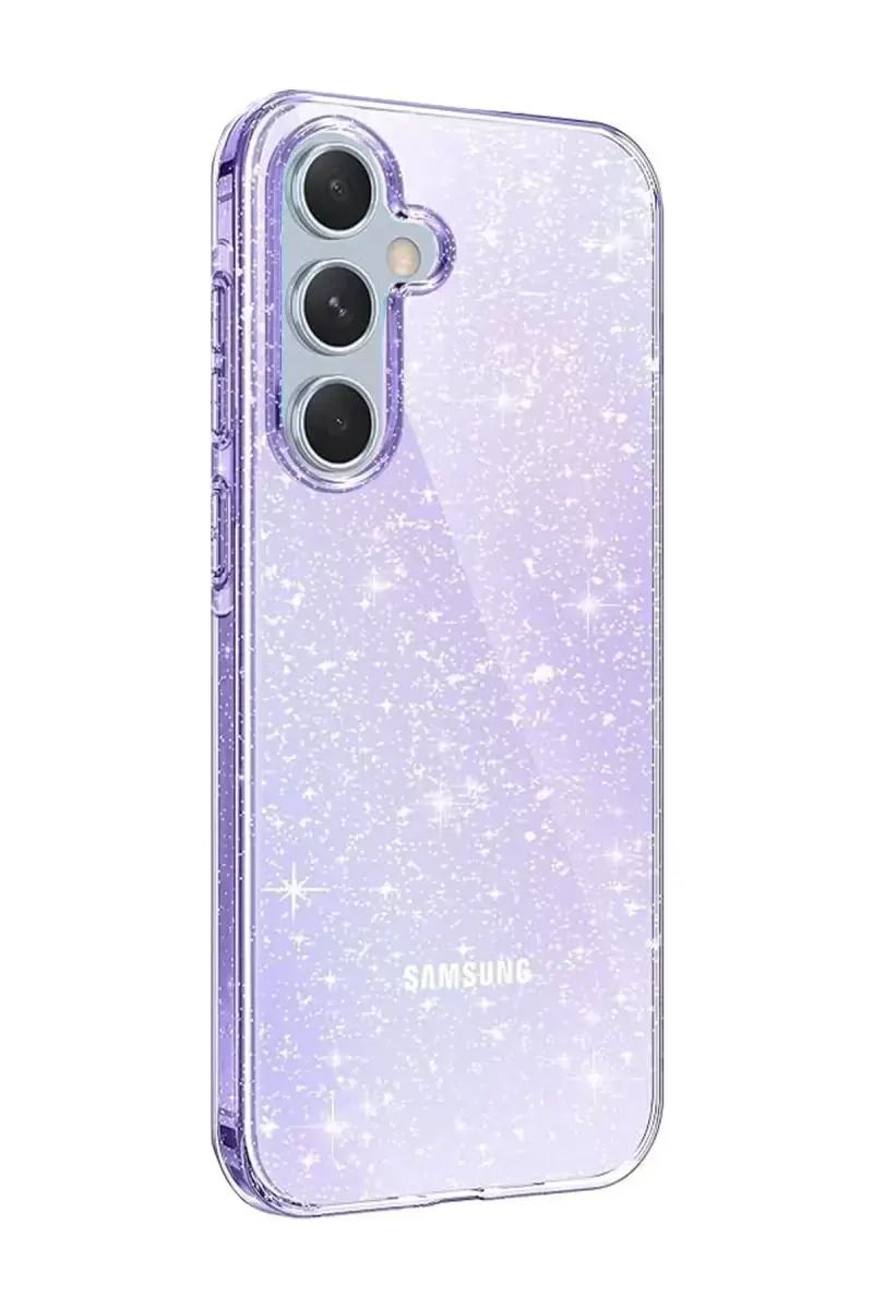 Newface Samsung Galaxy A25 5g Kılıf Glow Kapak - Mor