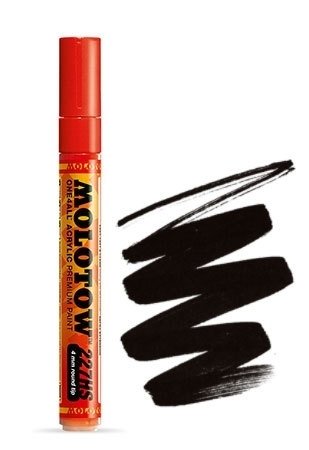 227HS-CO One4all 4mm - N:180 Metallic Black
