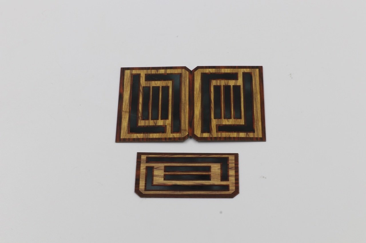 Dikdörtgen J Kapı Maketi 3'lü - 1/50