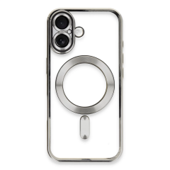 İphone 16 Kılıf Kross Magneticsafe Kapak - Gümüş