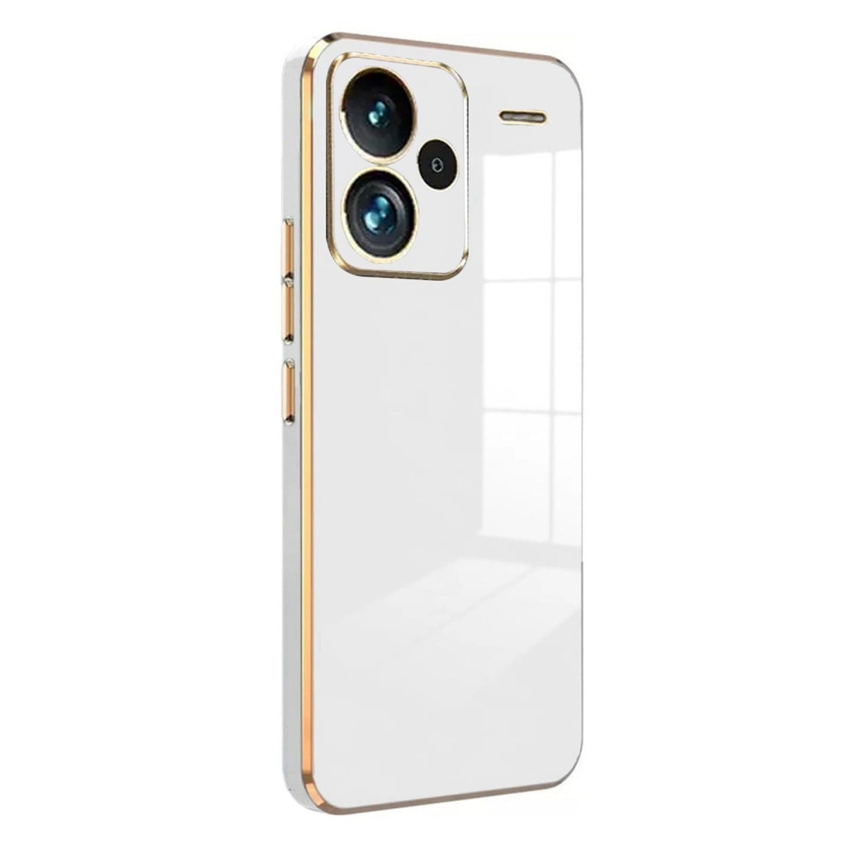 Xiaomi Redmi Note 13 Pro Plus Kılıf Volet Silikon - Beyaz