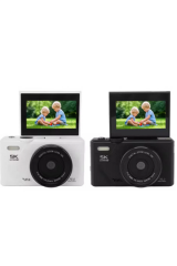 5k 75mp Hd Dijital Kamera 18x Dijital Zoom, Flaşlı,3.0 İnç Ekranlı Fotoğraf Makinesi