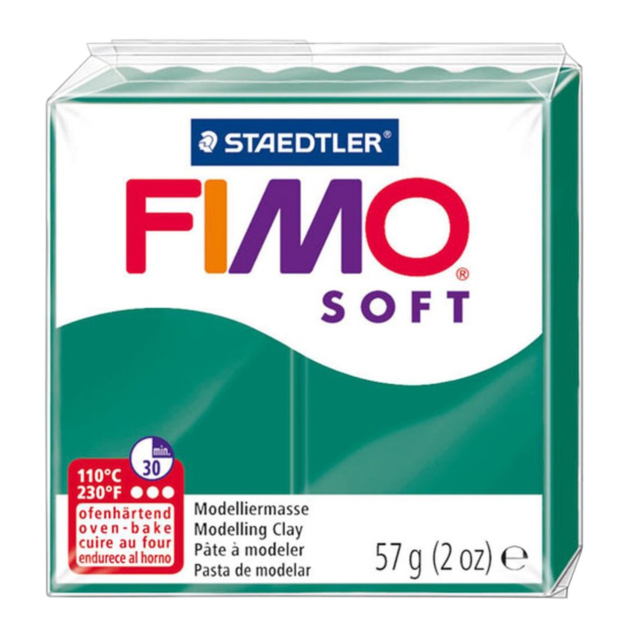 Fimo Soft Polimer Kil - Emerald - 57g