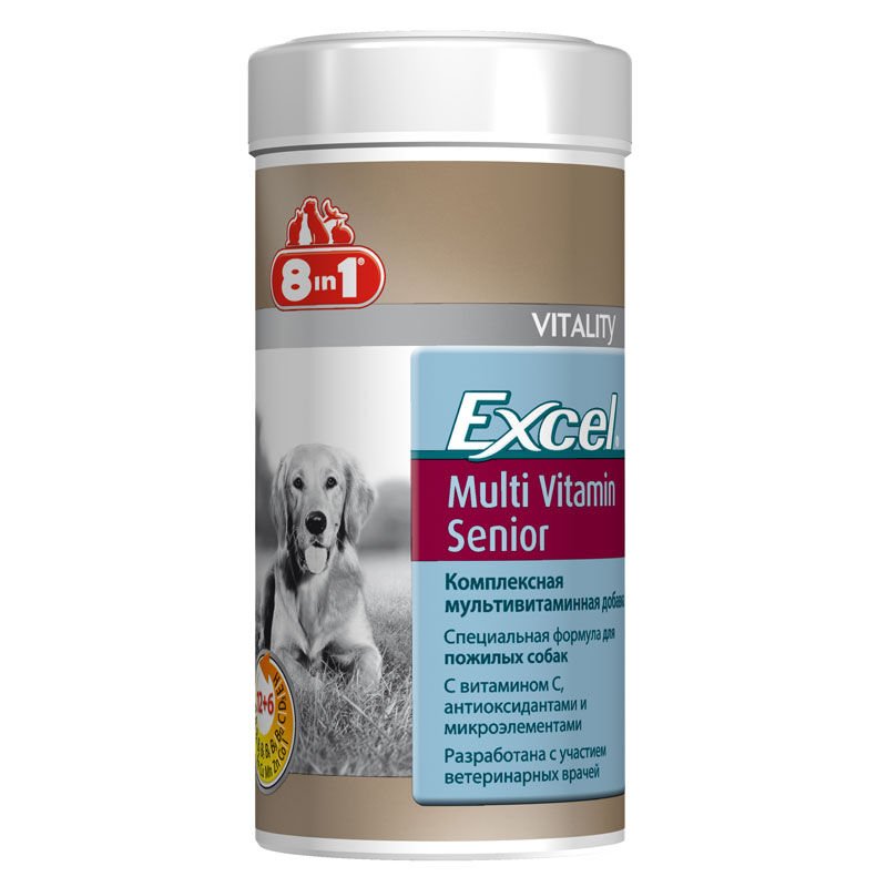 8in1 Excel Yaşlı Köpek Multivitamin Tableti 70 Tablet