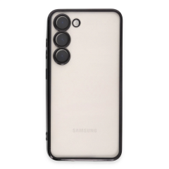 Samsung Galaxy S24 Kılıf Razer Lensli Silikon - Siyah