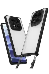 Newface Xiaomi Redmi Note 14 Pro 4g Kılıf Penta Silikon Kılıf - Siyah