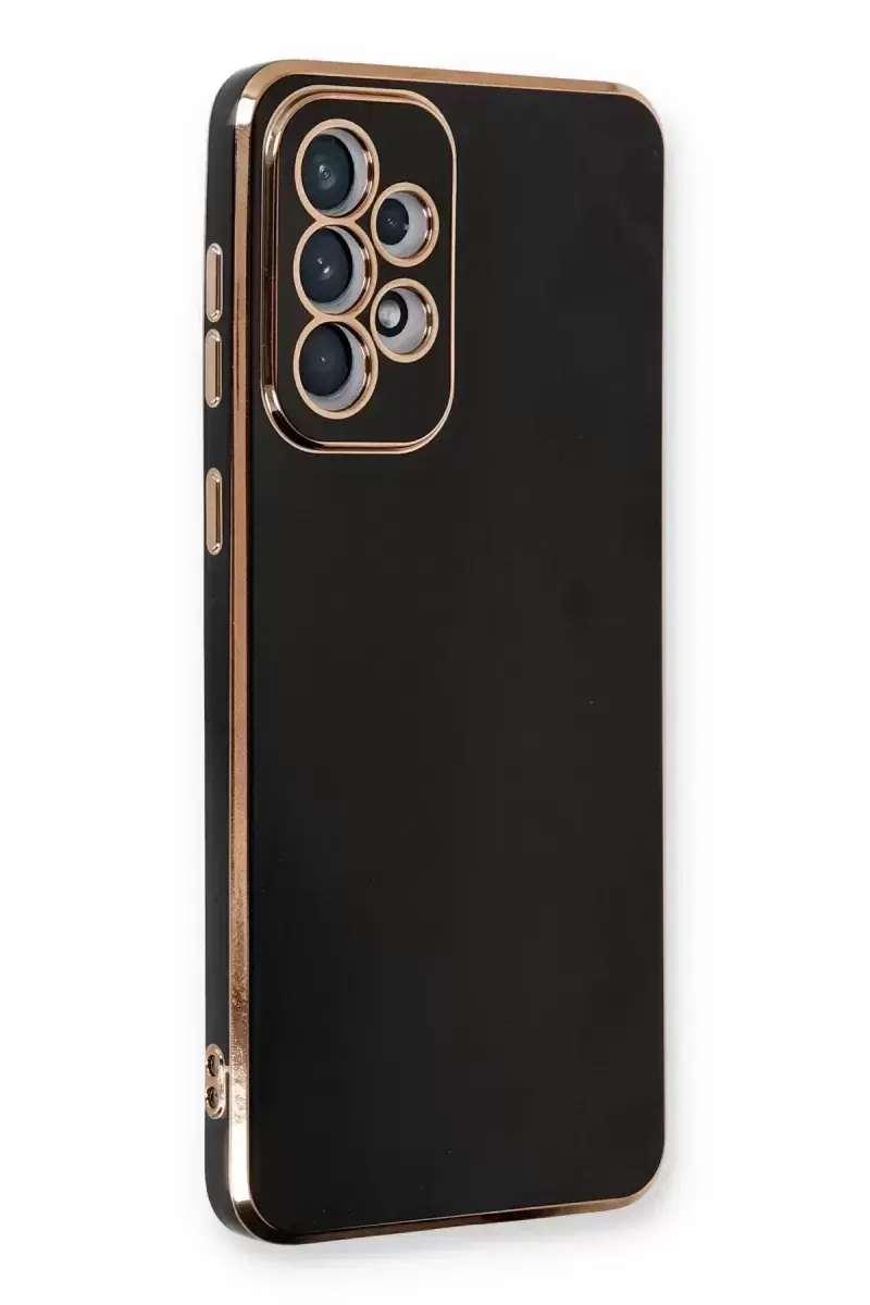 Newface Samsung Galaxy A33 5g Kılıf Volet Silikon - Siyah