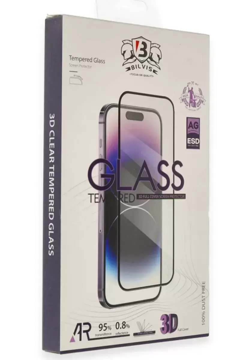 Newface Apple İphone 16 Bilvis 3d Mat Cam Ekran Koruyucu