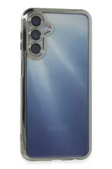 Newface Samsung Galaxy A15 4g Kılıf Razer Lensli Silikon - Gümüş