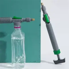 Sunup Sn-24910 Ayarlanabilir Basınçlı Su Köpük Püskürtme Başlığı (tüm Pet Şişelere Uyumlu)
