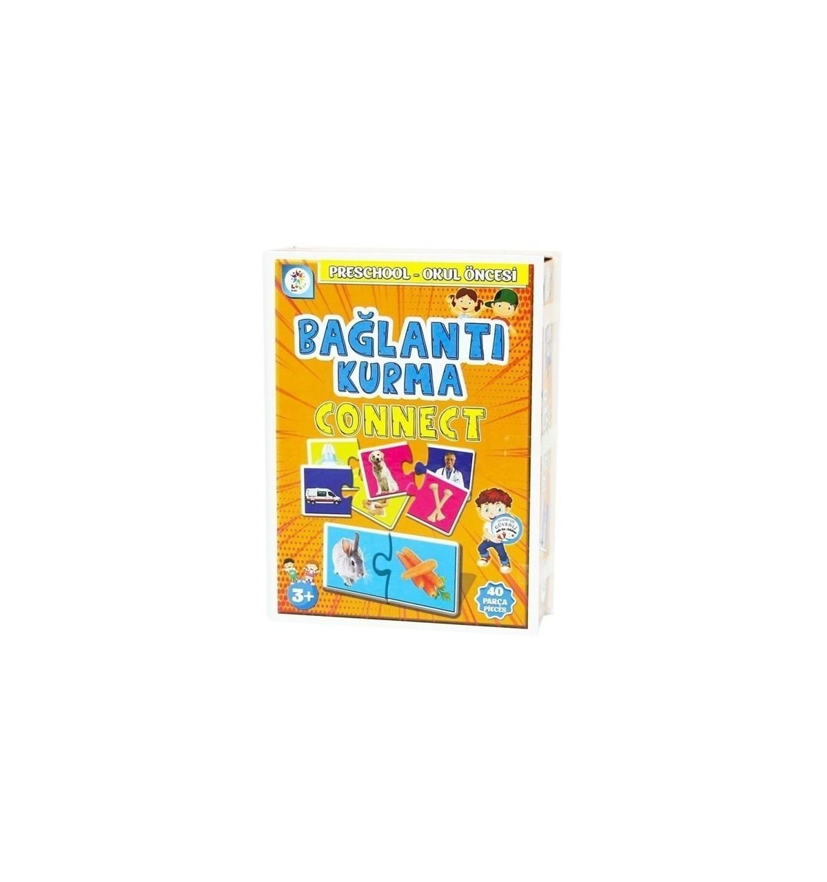 Laço Kids Eğitici Kartlar Bağlantı Kurma 40 Parça