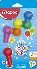 Color'peps Baby Crayon Pastel Boya 6 Renk