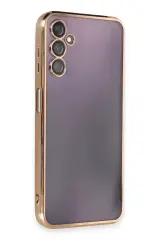 Newface Samsung Galaxy A14 4g Kılıf Razer Lensli Silikon - Gold