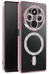 Newface Xiaomi Redmi 14c Joke Simli Magneticsafe Kılıf - Pembe