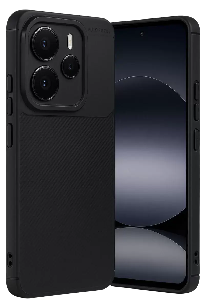 Newface Xiaomi Note 14 5g Auto Focus Karbon Kapak - Siyah