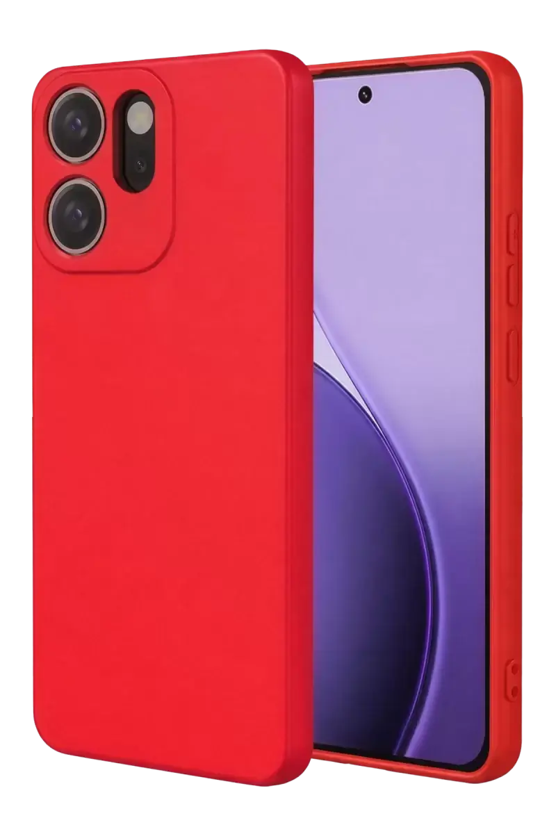 Newface Oppo Reno 14f First Silikon - Kırmızı