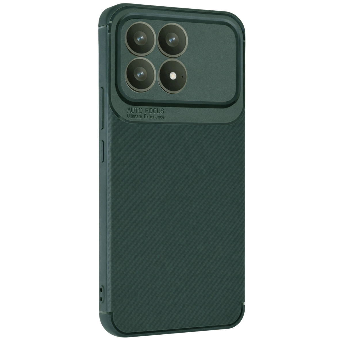 Xiaomi Poco F8 Pro Auto Focus Karbon Kapak - Koyu Yeşil